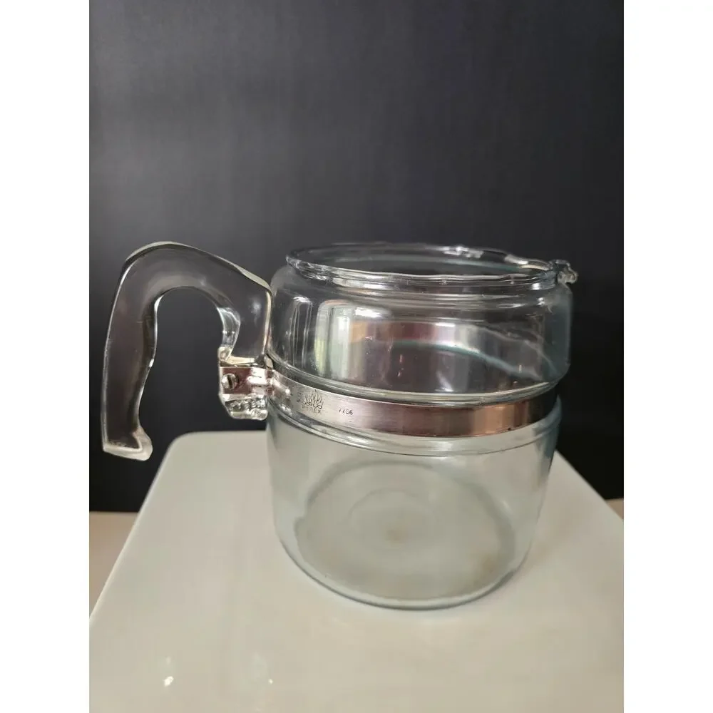 VTG PYREX Flameware Glass Percolator 6 Cup Coffee POT ONLY 7756